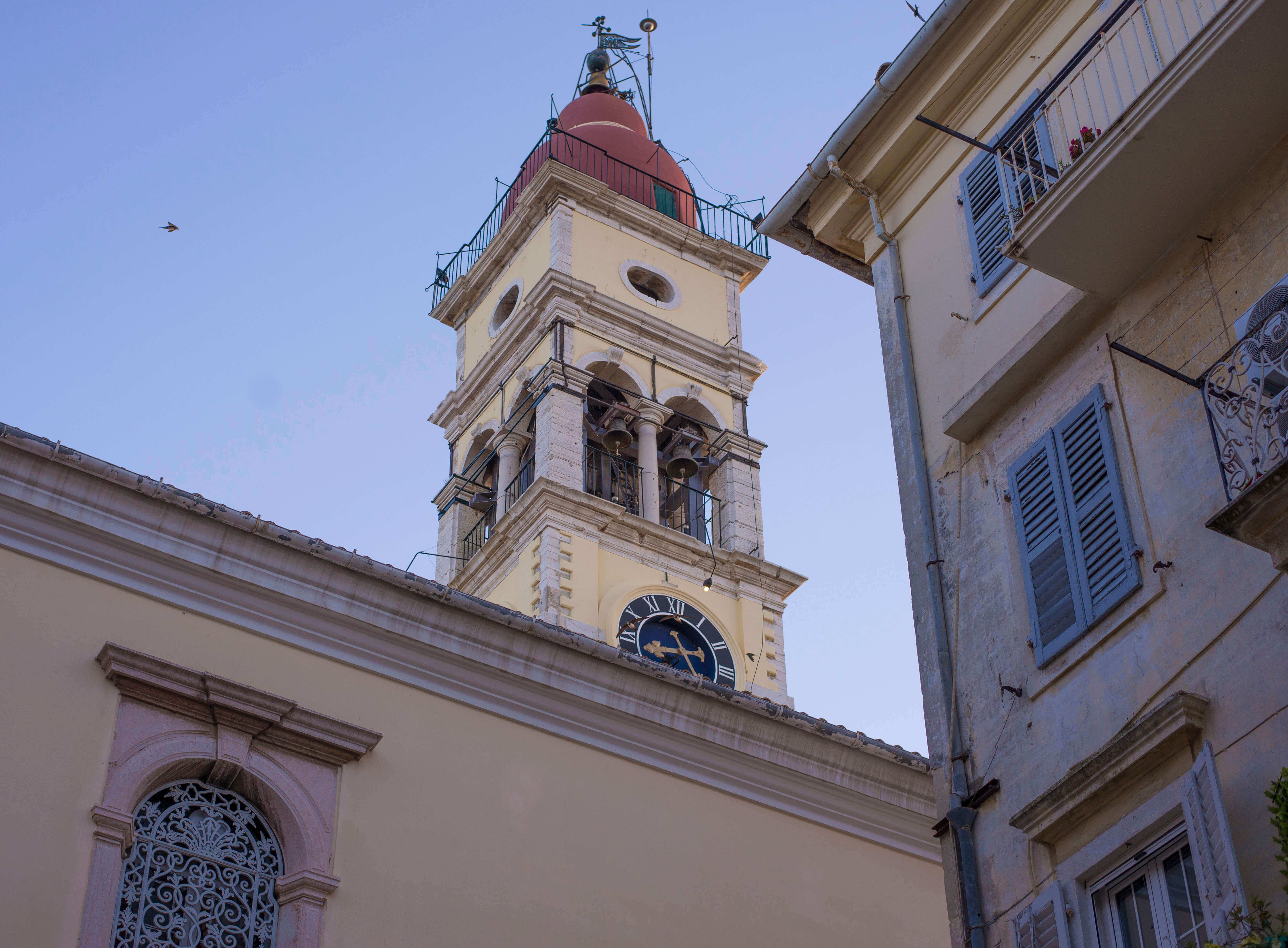 The Church of Saint Spyridon in Corfu Town